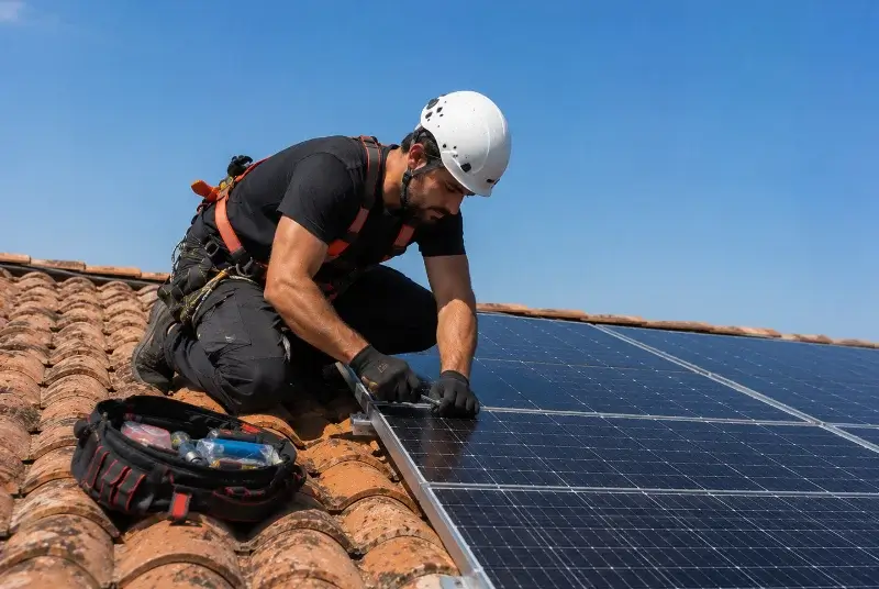 Maintenance et monitoring de panneaux solaires à Mont-Dol
