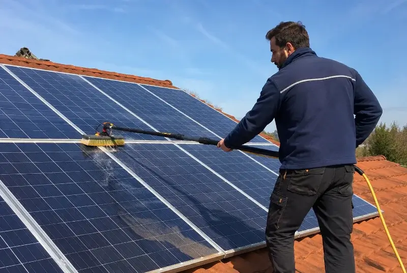 Nettoyage et entretien de panneaux solaires à Mont-Dol