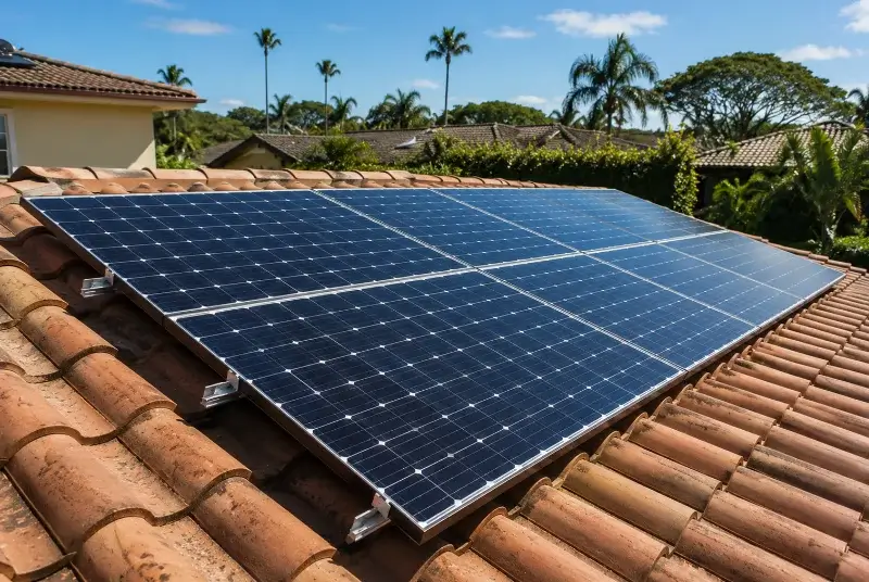 Installation de panneaux solaires à Mont-Dol